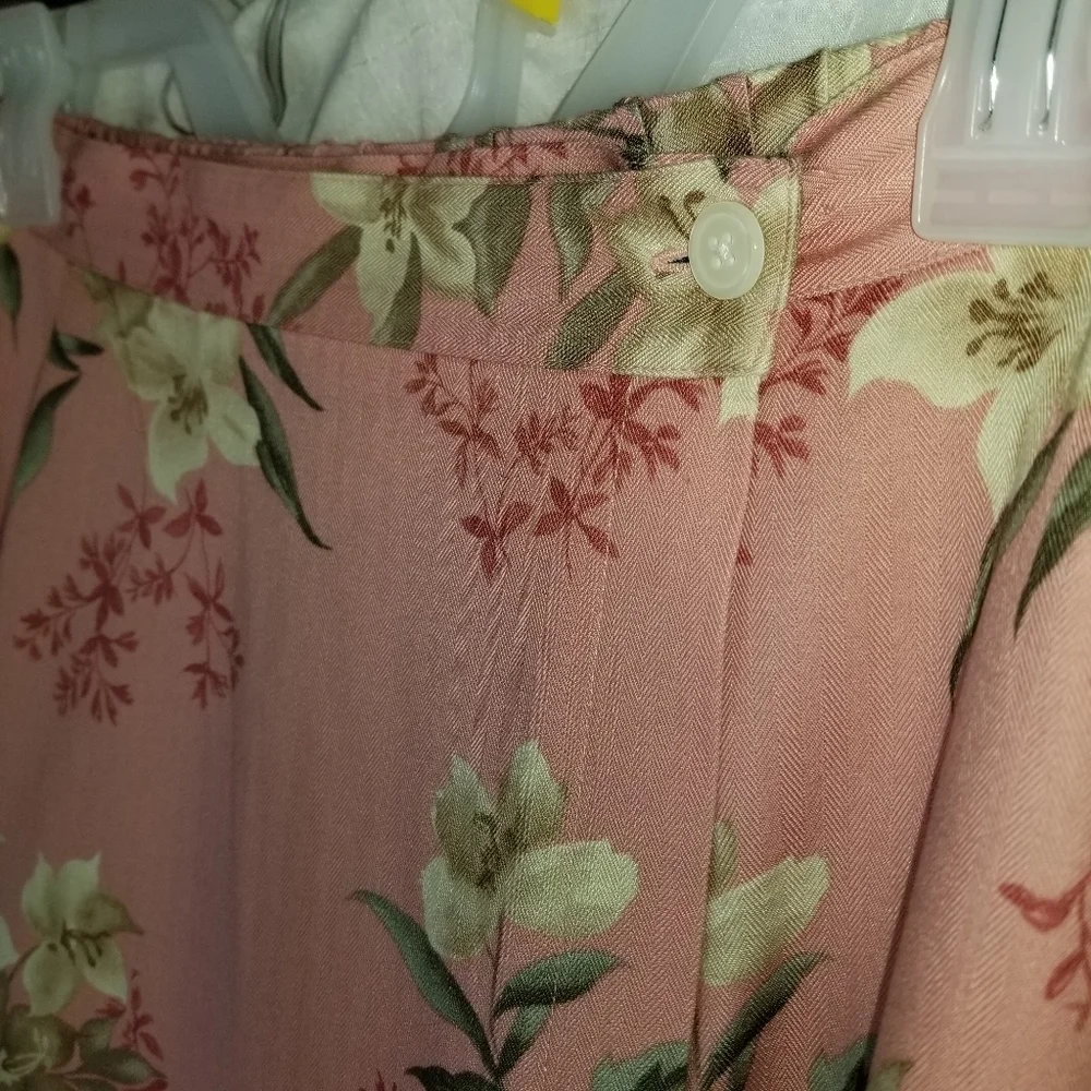 Van Heusen floral wrap skirt